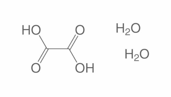 molécule d'acide oxalique 