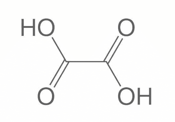 molécule d'acide oxalique